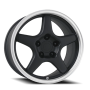 Performance Replica PR103 17x9.5 +38 5x120.65mm 70.7mm Gloss Black Machined Lip