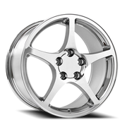 Performance Replica PR104 18x9.5 +54 5x120.65mm 70.7mm Chrome