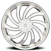 Eclipse 104 22x9 +25 6x135mm 87.1mm Chrome