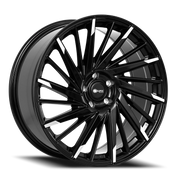 Eclipse 105 20x8.5 +38 5x114.3mm 73.1mm Black Milled Spoke Tips