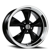 Performance Replica PR106 18x10 +45 5x114.3mm 70.6mm Gloss Black Machined Lip