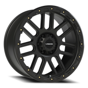 Vision 111 20x9 +10 6x139.7mm 106.2mm Matte Black