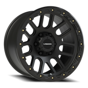 Vision 111 17x9 -12 6x139.7mm 106.2mm Matte Black