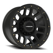 Vision 111 17x9 -12 8x165.1mm 125.2mm Matte Black