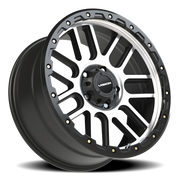 Vision 111 20x9 -12 5x139.7mm 108mm Matte Black Machined Face
