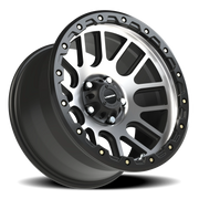 Vision 111 17x9 -12 5x127mm 71.5mm Matte Black Machined Face