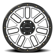Vision 111 20x9 +10 6x139.7mm 106.2mm Matte Black Machined Face