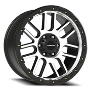 Vision 111 20x9 +12 6x139.7mm 78.1mm Matte Black Machined Face