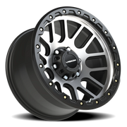 Vision 111 17x9 -12 6x139.7mm 106.2mm Matte Black Machined Face