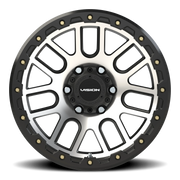 Vision 111 17x9 -12 6x139.7mm 106.2mm Matte Black Machined Face