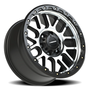 Vision 111 18x9 +0 6x139.7mm 106.2mm Matte Black Machined Face