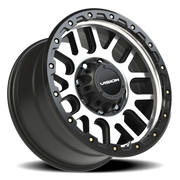 Vision 111 18x9 +18 8x165.1mm 125.2mm Matte Black Machined Face