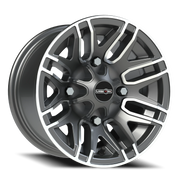 Vision 112 12x7 +3 4x136mm 110.5mm Gunmetal Machined Face
