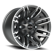 Vision 112 12x8 -10 4x136mm 110.5mm Gunmetal Machined Face