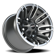 Vision 112 12x8 -10 4x136mm 110.5mm Gunmetal Machined Face