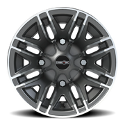 Vision 112 12x8 -10 4x136mm 110.5mm Gunmetal Machined Face