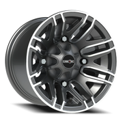 Vision 112 12x8 -10 4x156mm 131.1mm Gunmetal Machined Face