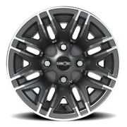 Vision 112 12x8 -10 4x101.6mm 69.85mm Gunmetal Machined Face