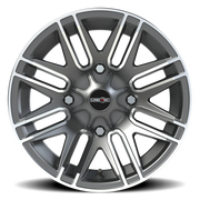 Vision 112 14x7 +3 4x136mm 110.5mm Gunmetal Machined Face