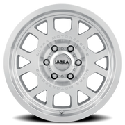 Ultra 114 The Chief 17x9 +1 6x135mm 87mm Machined Silver