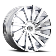 Luxxx Alloys 13 22x9.5 +30 6x135mm 87.1mm Chrome