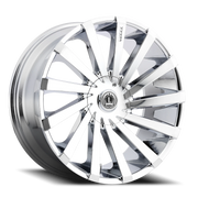 Luxxx Alloys 13 22x9 +13 5x127mm 78.1mm Chrome