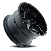 ION Wheels 141 20x12 -44 8x170mm 125.2mm Gloss Black Milled Spokes