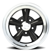 Vision 141 15x7 -7 5x114.3mm 83mm Gloss Black Machined Lip