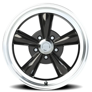 Vision 141 17x9 +0 5x120.65mm 83mm Gloss Black Machined Lip