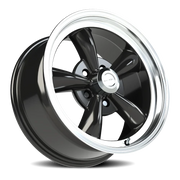 Vision 141 17x9 +0 5x114.3mm 83mm Gloss Black Machined Lip