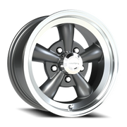 Vision 141 15x7 -7 5x120.65mm 83mm Gunmetal Machined Lip