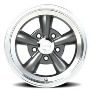 Vision 141 15x7 +6 5x114.3mm 83mm Gunmetal Machined Lip
