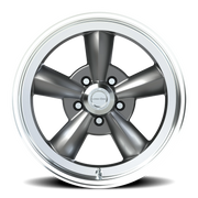 Vision 141 17x9 +25 5x114.3mm 83mm Gunmetal Machined Lip