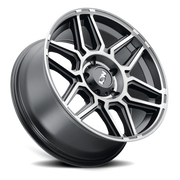 ION Wheels 146 20x9 +18 6x139.7mm 106mm Matte Black Machined Dark Tint
