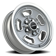 Vision 148 15x5.5 +7 5x120.65mm 83mm Satin Grey Machined Face-Machined Lip