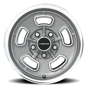 Vision 148 15x5.5 +7 5x114.3mm 83mm Satin Grey Machined Face-Machined Lip