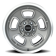 Vision 148 17x8 +0 5x120.65mm 83mm Satin Grey Machined Face-Machined Lip