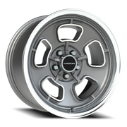 Vision 148 17x9 +0 5x120.65mm 83mm Satin Grey Machined Face-Machined Lip