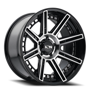 ION Wheels 149 20x9 -12 5x139.7mm 87.1mm Black Machined