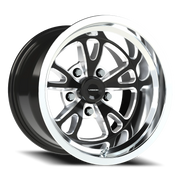 Vision 149 15x10 -25 5x114.3mm 83.1mm Gloss Black Milled-Polished Lip