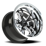 Vision 149 15x10 -25 5x114.3mm 83.1mm Gloss Black Milled-Polished Lip