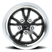 Vision 149 15x10 +0 5x114.3mm 83.1mm Gloss Black Milled-Polished Lip