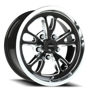 Vision 149 15x7 +0 5x120.65mm 83.1mm Gloss Black Milled-Polished Lip