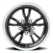 Vision 149 15x7 +0 5x120.65mm 83.1mm Gloss Black Milled-Polished Lip