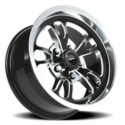 Vision 149 15x7 +0 5x114.3mm 83.1mm Gloss Black Milled-Polished Lip