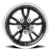 Vision 149 15x8 +0 5x120.65mm 83.1mm Gloss Black Milled-Polished Lip