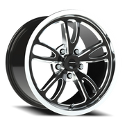 Vision 149 17x10 +51 5x120.65mm 83.1mm Gloss Black Milled-Polished Lip