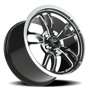 Vision 149 17x10 +51 5x120.65mm 83.1mm Gloss Black Milled-Polished Lip