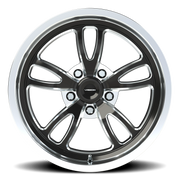 Vision 149 17x7 +0 5x120.65mm 83.1mm Gloss Black Milled-Polished Lip