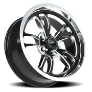 Vision 149 17x7 +0 5x114.3mm 83.1mm Gloss Black Milled-Polished Lip